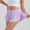 Womens Two In One Flowy Athletic Skort Shorts For Gym Yoga And Casual Wear 5