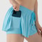 Womens Two In One Flowy Athletic Skort Shorts For Gym Yoga And Casual Wear 6