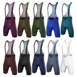 mens pro level seamless cycling bib shorts with long ride padding
