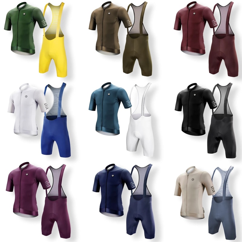 Mens Pro Level Seamless Cycling Bib Shorts With Long Ride Padding 3