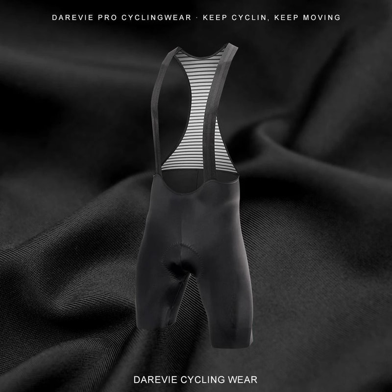 Mens Pro Level Seamless Cycling Bib Shorts With Long Ride Padding 4
