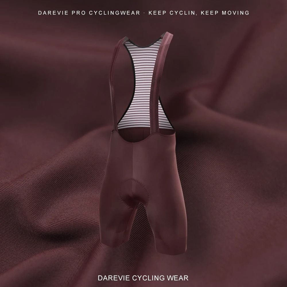 Mens Pro Level Seamless Cycling Bib Shorts With Long Ride Padding 5