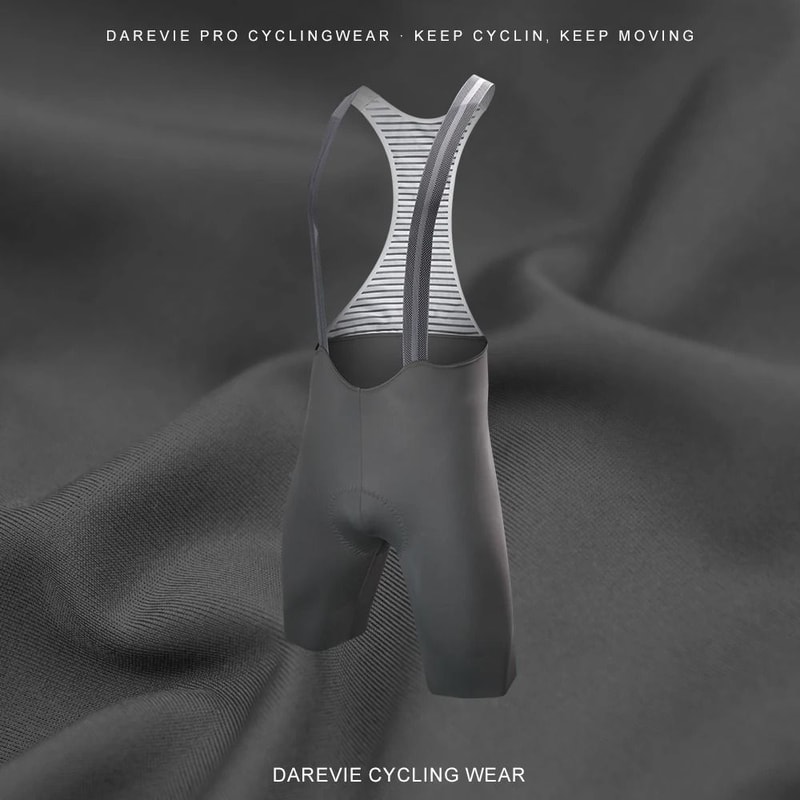 Mens Pro Level Seamless Cycling Bib Shorts With Long Ride Padding 6