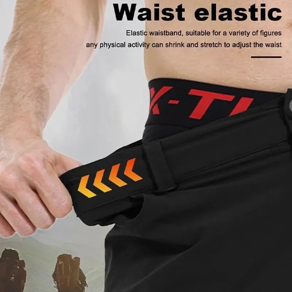 Mens Loose Fit Mountain Bike Shorts With Multiple Pockets For Riding And Outdoor Training 4