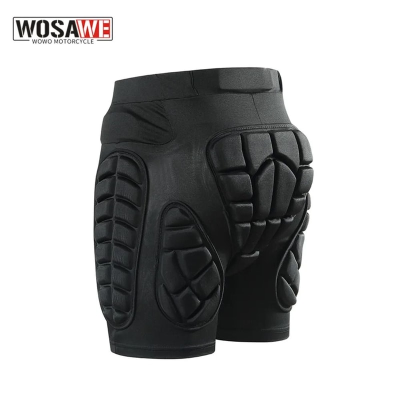 Mens Protective Motorcycle Hip Padded Shorts For MTB Motocross And Extreme Sports 0