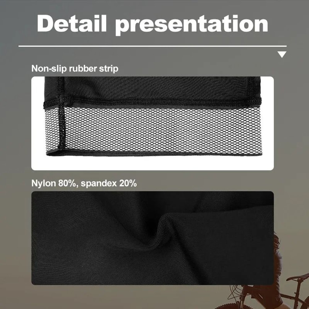 Mens Pro Shock Absorption Cycling Shorts With 5D Padding And Back Pockets 5