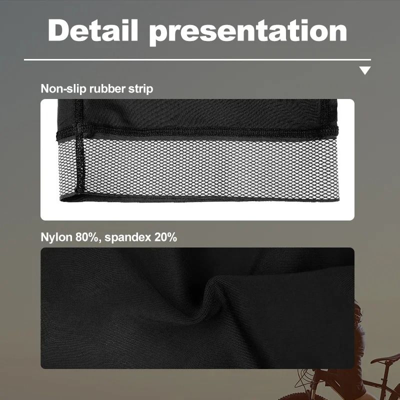 Mens Pro Shock Absorption Cycling Shorts With 5D Padding And Back Pockets 5