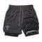 Mens Two In One Athletic Running Shorts With Phone Pocket And Towel Loop 10