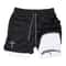 Mens Two In One Athletic Running Shorts With Phone Pocket And Towel Loop 1