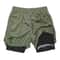 Mens Two In One Athletic Running Shorts With Phone Pocket And Towel Loop 5