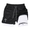Mens Two In One Athletic Running Shorts With Phone Pocket And Towel Loop 6