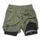 Mens Two In One Athletic Running Shorts With Phone Pocket And Towel Loop 7