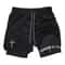 Mens Two In One Athletic Running Shorts With Phone Pocket And Towel Loop 8