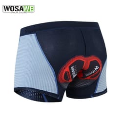 mens shockproof padded cycling under shorts for road and mountain biking