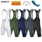 Mens Seamless Cycling Bib Shorts With Elastic Interface Pad For Long Distance Riding 0