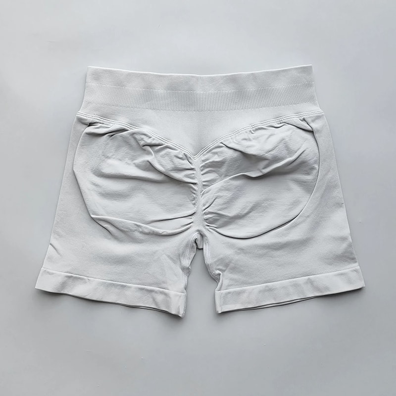 Womens Ribbed Scrunch Butt Gym Shorts With Low Waist Fit For Workout And Running 13