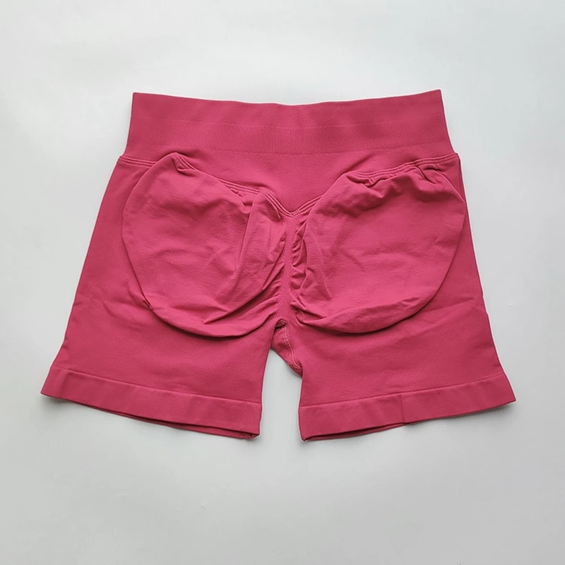 Womens Ribbed Scrunch Butt Gym Shorts With Low Waist Fit For Workout And Running 14