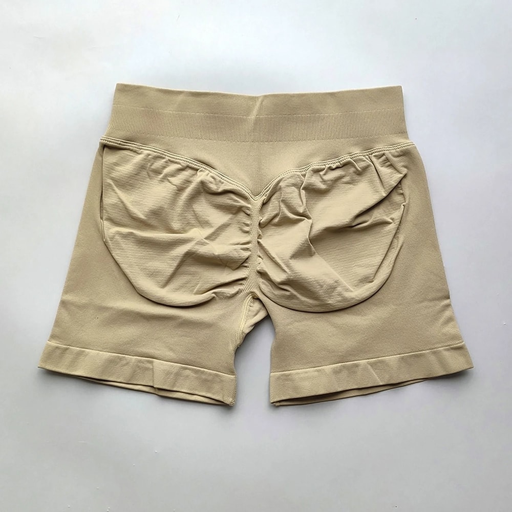 Womens Ribbed Scrunch Butt Gym Shorts With Low Waist Fit For Workout And Running 26