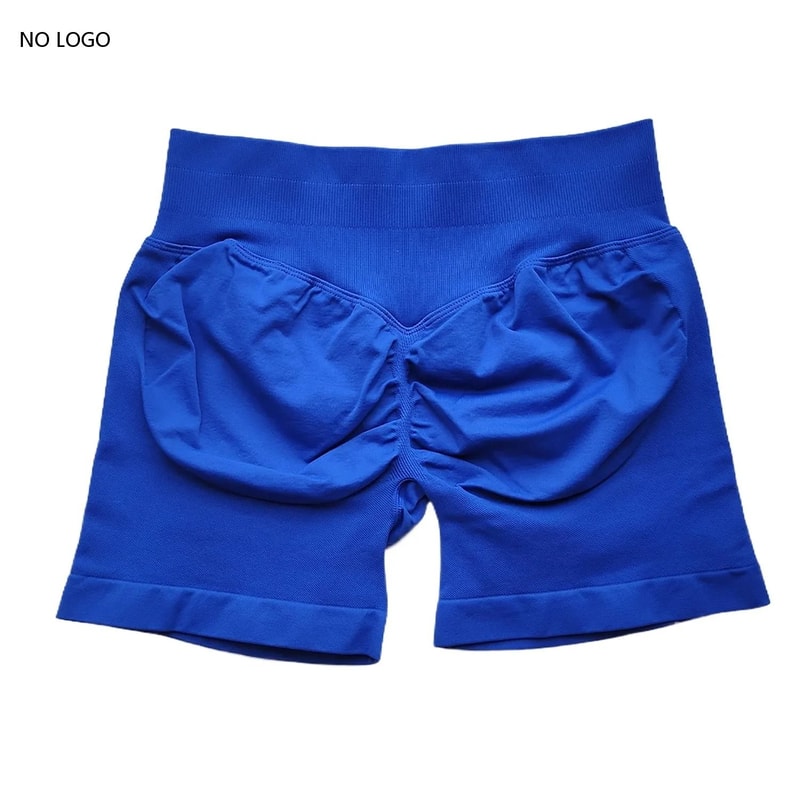 Womens Seamless Scrunch Butt Gym Shorts With Low Ribbed Waistband For Workout And Running 13