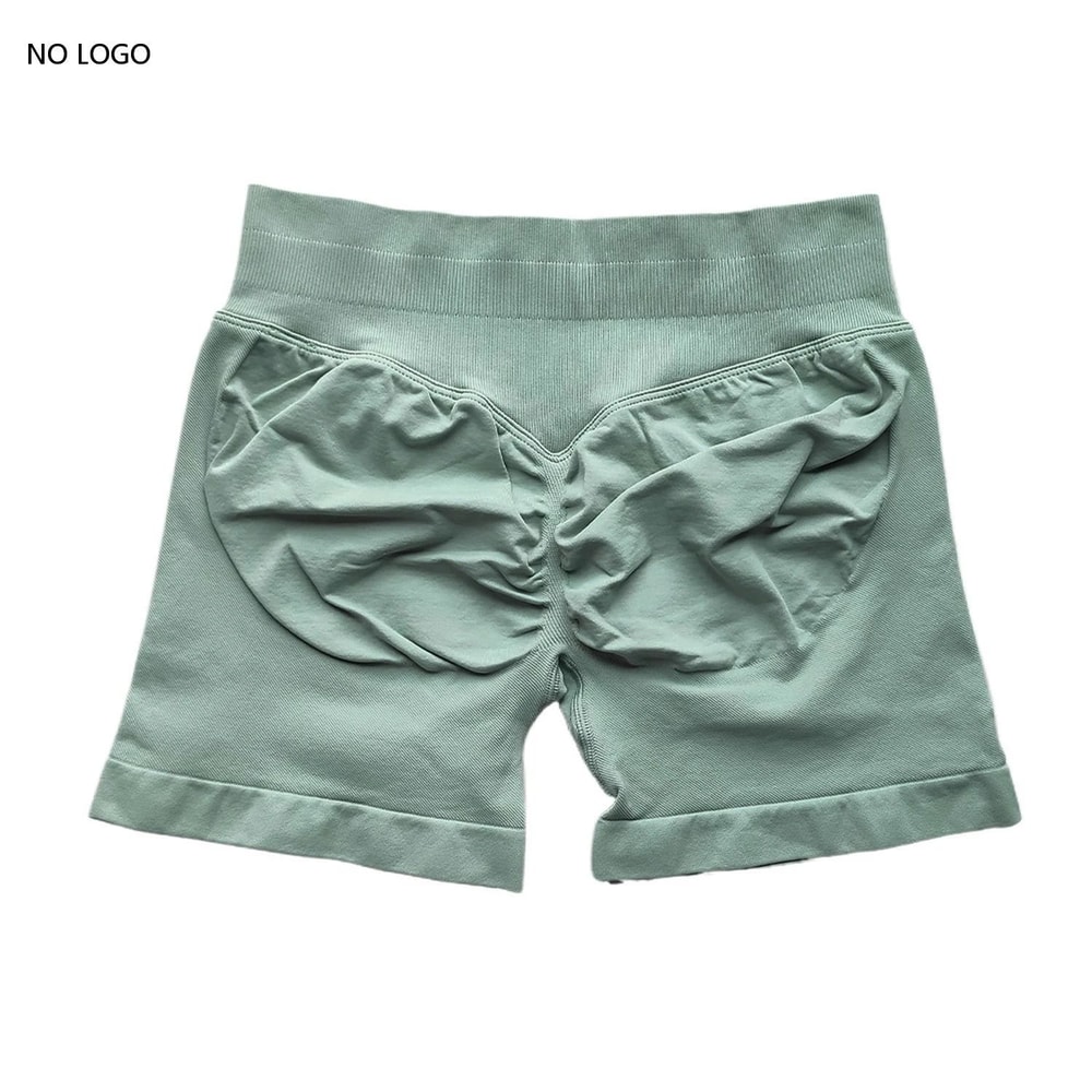 Womens Seamless Scrunch Butt Gym Shorts With Low Ribbed Waistband For Workout And Running 20