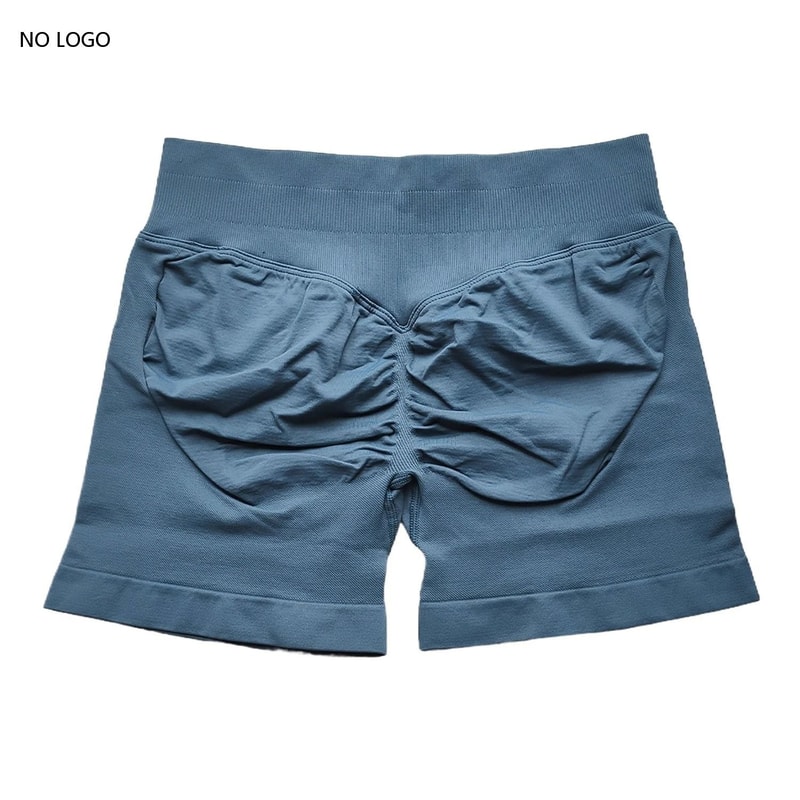 Womens Seamless Scrunch Butt Gym Shorts With Low Ribbed Waistband For Workout And Running 23
