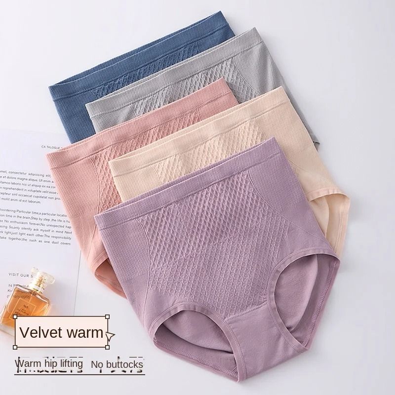 Womens High Waist Thermal Underwear Briefs For Winter Warmth And Comfort 2