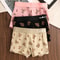Womens Cotton Bear Print Panties Three Pack For Autumn And Winter Comfort 5