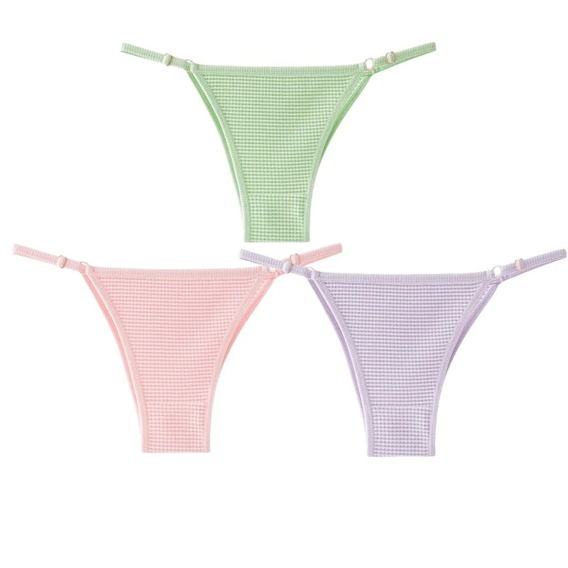 Womens Seamless Adjustable Thong Underwear Three Piece Set For Comfort And Daily Wear 11