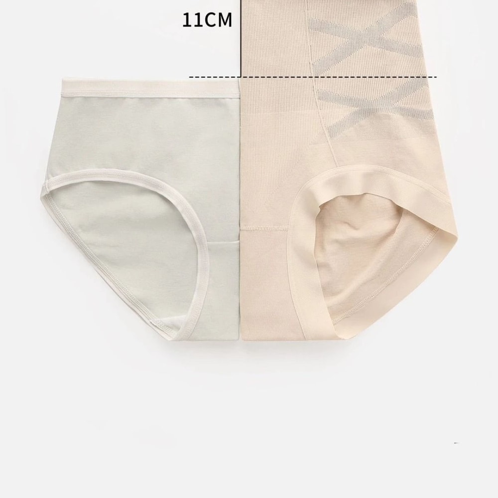 Womens High Waist Shaping Panties Seamless Breathable Slimming Underwear Three Piece Set 2