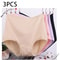 Womens Plus Size Cotton High Waist Briefs Breathable Comfort Underwear Three Piece Set 0