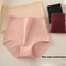 Womens Plus Size Cotton High Waist Briefs Breathable Comfort Underwear Three Piece Set 1