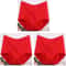 Womens Plus Size Cotton High Waist Briefs Breathable Comfort Underwear Three Piece Set 12
