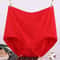 Womens Plus Size Cotton High Waist Briefs Breathable Comfort Underwear Three Piece Set 5