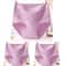 Womens Plus Size Cotton Lace High Waist Briefs Breathable Comfort Underwear Three Piece Set 11