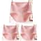Womens Plus Size Cotton Lace High Waist Briefs Breathable Comfort Underwear Three Piece Set 6