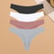 Womens Seamless Ice Silk Thong Underwear Ultra Thin Breathable Low Waist Invisible Panties Four Pie 8