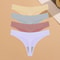 Womens Seamless Ice Silk Thong Underwear Ultra Thin Breathable Low Waist Invisible Panties Four Pie 11
