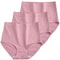 Womens Plus Size Cotton High Waist Briefs Breathable Soft Everyday Underwear Three Piece Set 11