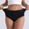 Womens Plus Size Cotton High Waist Briefs Breathable Soft Everyday Underwear Three Piece Set 2