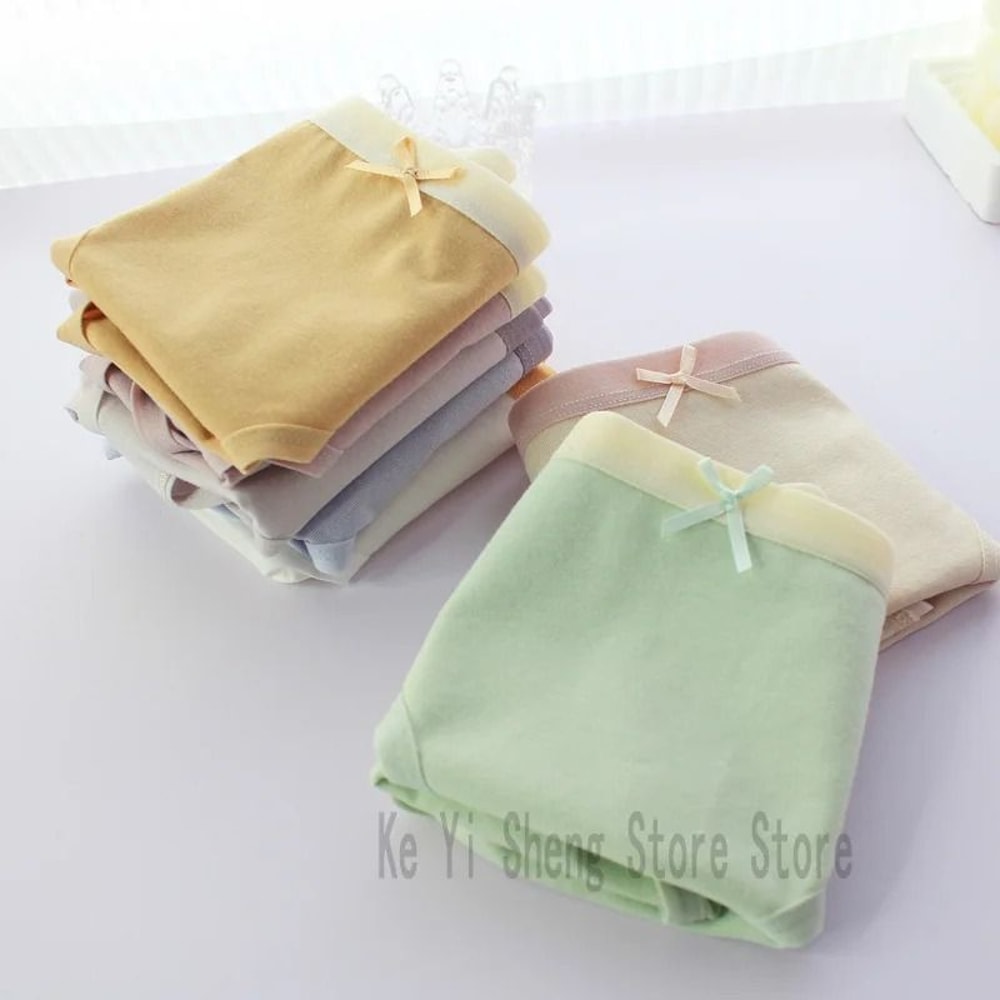 Womens High Waist Cotton Briefs Breathable Everyday Underwear Seven Piece Set 3