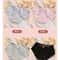 6 Piece Seamless Ice Silk Cotton Underwear Set For Women Breathable Mid Rise Comfort Briefs 11