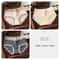 3 Piece Floral Lace Seamless Briefs For Women Sexy Stretch Underwear Set 8