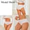 6 Piece Womens Cotton High Waist Seamless Briefs Breathable Everyday Underwear Set 2