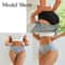 6 Piece Womens Cotton High Waist Seamless Briefs Breathable Everyday Underwear Set 3