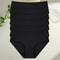 6 Piece Womens Cotton High Waist Seamless Briefs Breathable Everyday Underwear Set 5