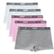 5 Piece Girls Cotton Mid Waist Boxer Briefs Soft Stretch Everyday Underwear Set 9