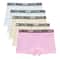 5 Piece Girls Cotton Mid Waist Boxer Briefs Soft Stretch Everyday Underwear Set 10