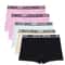 5 Piece Girls Cotton Mid Waist Boxer Briefs Soft Stretch Everyday Underwear Set 24