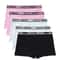 5 Piece Girls Cotton Mid Waist Boxer Briefs Soft Stretch Everyday Underwear Set 27