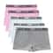 5 Piece Girls Cotton Mid Waist Boxer Briefs Soft Stretch Everyday Underwear Set 28